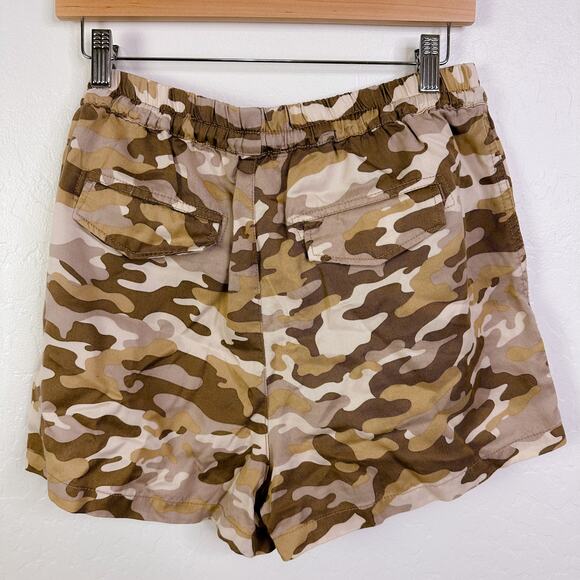 Love Tree Camouflage Camo Pull On Drawstring Lounge Shorts Brown size L NWT - Picture 7 of 12